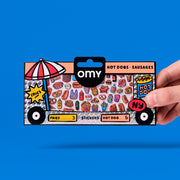 Fabulous Stickers Boutique Hot Dog Shop - 100+ stickers - Stickers en stickersets Omy - In den Olifant