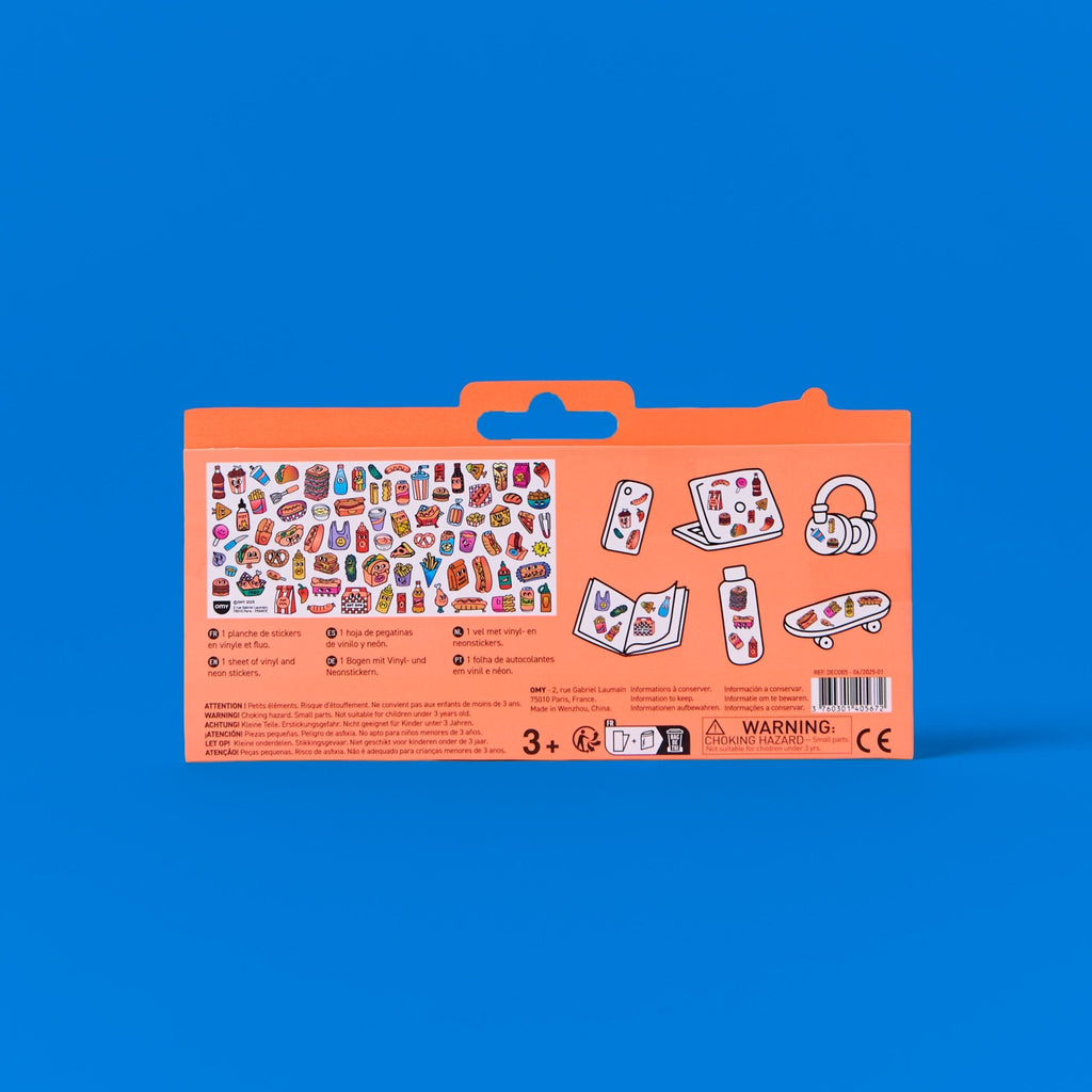 Fabulous Stickers Boutique Hot Dog Shop - 100+ stickers - Stickers en stickersets Omy - In den Olifant