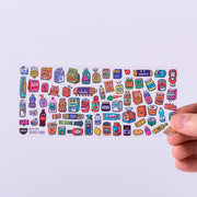 Fabulous Stickers Boutique Supermarket - 100+ stickers - Stickers en stickersets Omy - In den Olifant