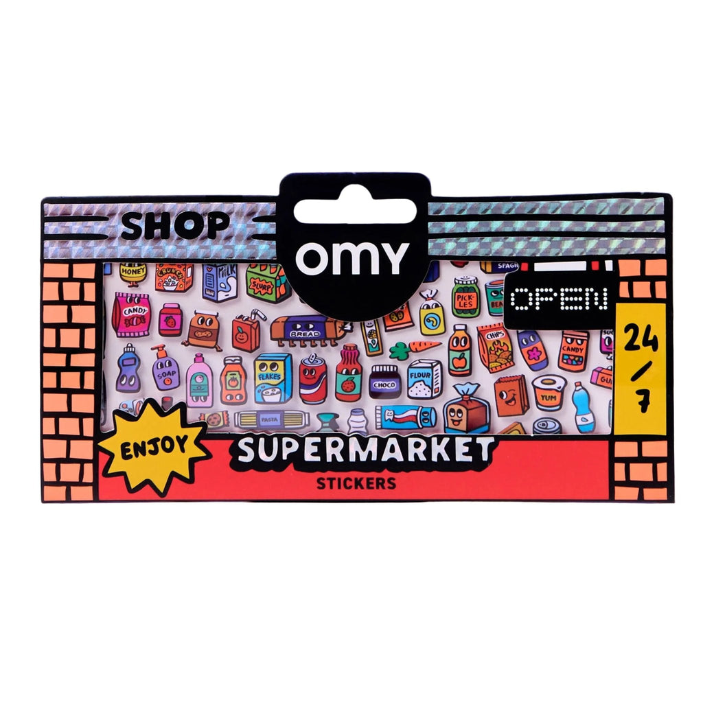 Fabulous Stickers Boutique Supermarket - 100+ stickers - Stickers en stickersets Omy - In den Olifant