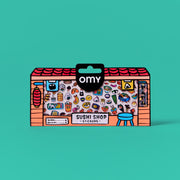 Fabulous Stickers Boutique Sushi Shop - 100+ stickers - Stickers en stickersets Omy - In den Olifant