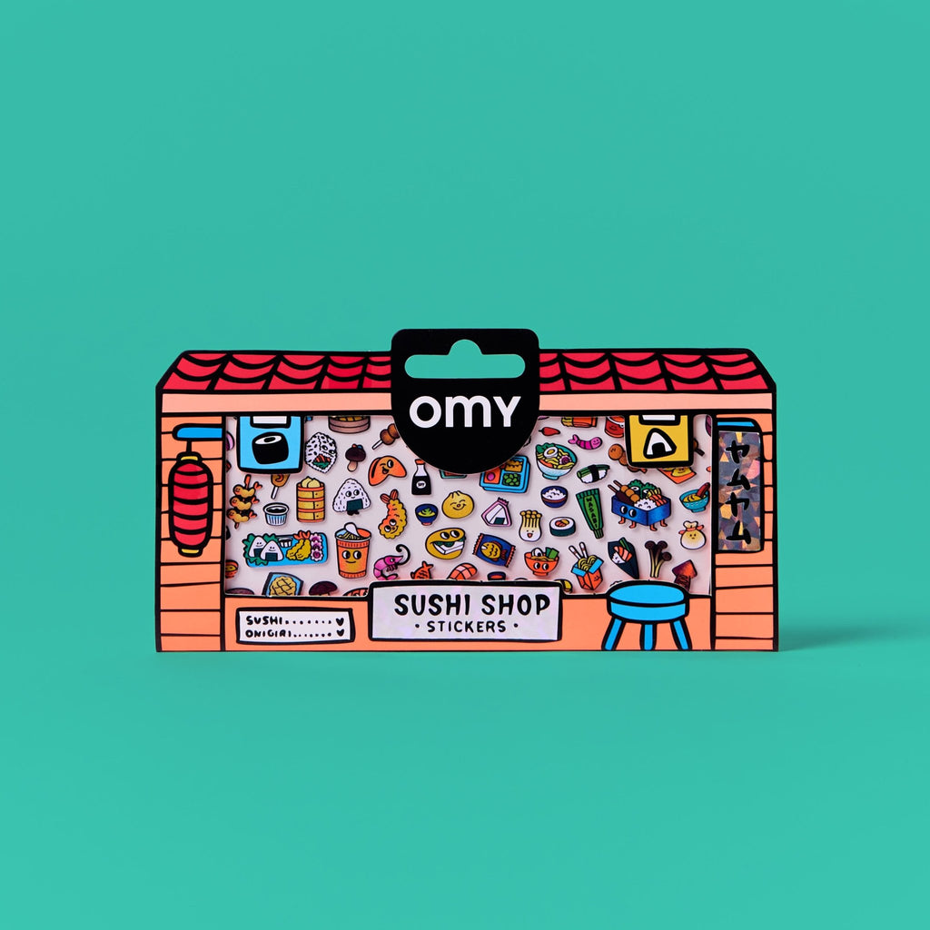 Fabulous Stickers Boutique Sushi Shop - 100+ stickers - Stickers en stickersets Omy - In den Olifant
