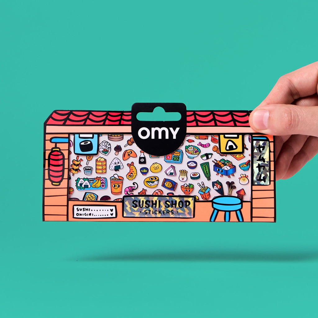 Fabulous Stickers Boutique Sushi Shop - 100+ stickers - Stickers en stickersets Omy - In den Olifant