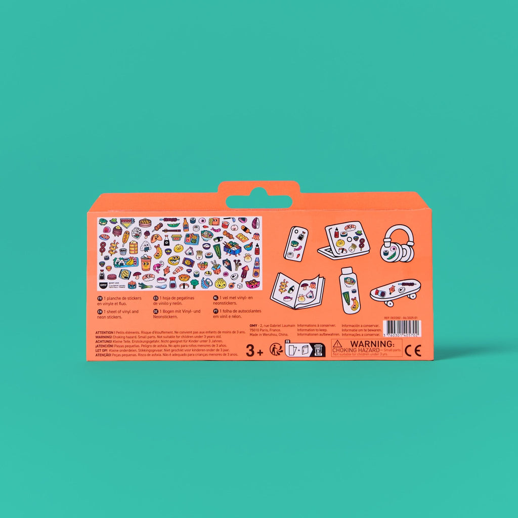 Fabulous Stickers Boutique Sushi Shop - 100+ stickers - Stickers en stickersets Omy - In den Olifant