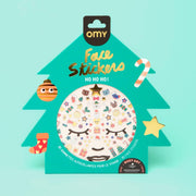Face Stickers - Ho ho ho - Kinderschmink en tattoos Omy - In den Olifant