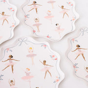 Feestborden Ballerina Plates - set van 8 - Feestbordjes Meri Meri - In den Olifant