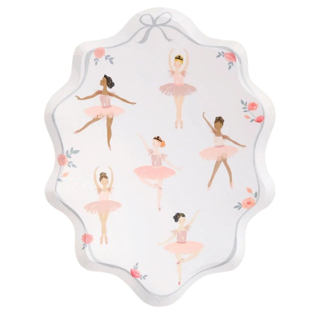 Feestborden Ballerina Plates - set van 8 - Feestbordjes Meri Meri - In den Olifant