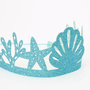 Feesthoedjes Mermaid Party Crowns - set van 8 - Feesthoedjes Meri Meri - In den Olifant