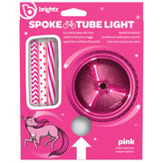 Fietsaccessoire Spaaklichtjes Spoke Tube Light - Pink Pattern - Fietsaccessoires Brightz - In den Olifant