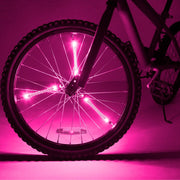 Fietsaccessoire Spaaklichtjes Spoke Tube Light - Pink Pattern - Fietsaccessoires Brightz - In den Olifant