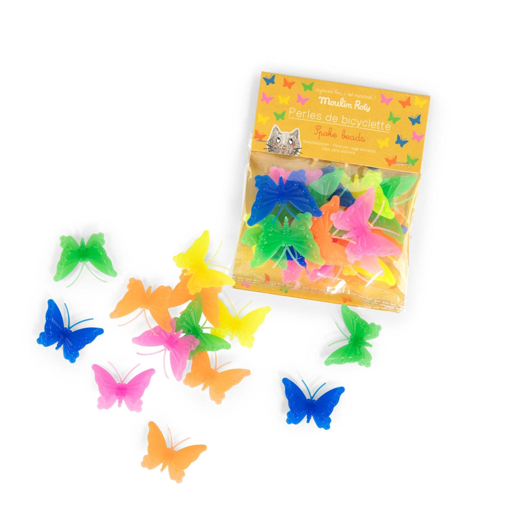 Fietskralen Vlinder - Aujourd'hui c'est mercredi - Fietsaccessoires Moulin Roty - In den Olifant