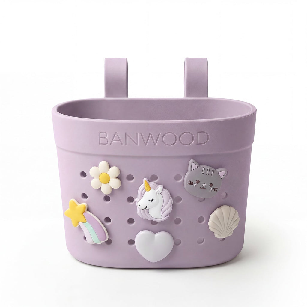 Fietsmandje Lavender - Fietsaccessoires Banwood - In den Olifant