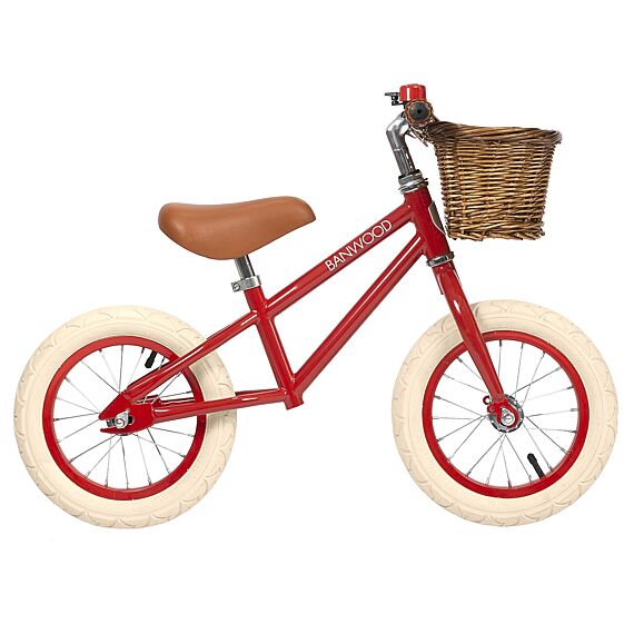 Stalen Loopfiets First Go Vintage Banwood Red