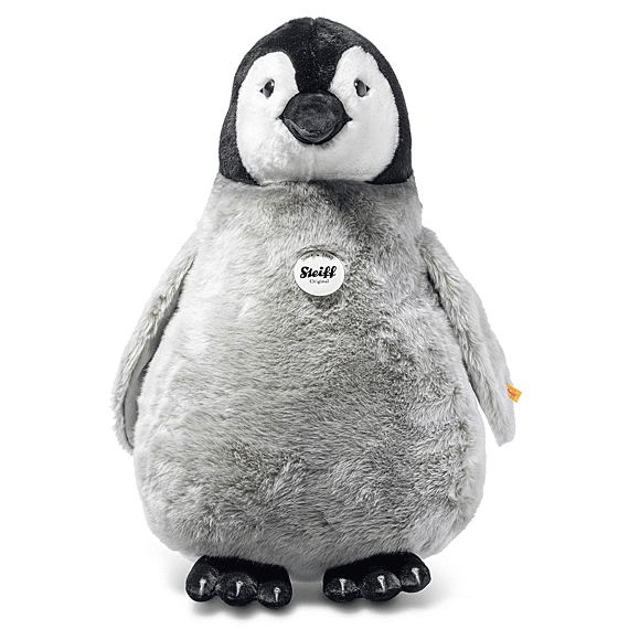 Knuffel Flaps Penguin Light Grey - 60 Cm