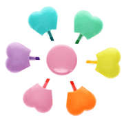 Flower shaped highlighter set - Flower Power - Schrijfwaren REX London - In den Olifant