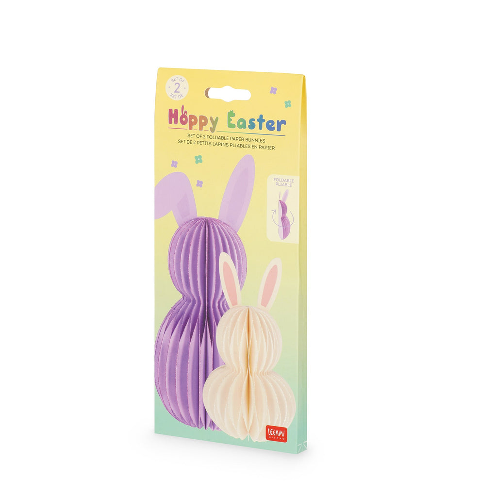 Foldable Bunny Bunny - set van 2 - Tafelversiering Legami - In den Olifant