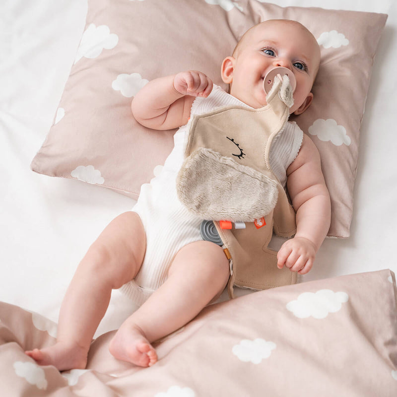 Fopspeendoekje - Cozy friend Elphee Sand - Knuffeldoekjes Done by Deer - In den Olifant