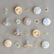 Frigg Daisy Blooming Fopspenen Siliconen Chamomile Honey Gold - Set Van 2 - Fopspeentjes Frigg - In den Olifant