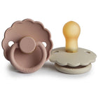 Frigg Daisy Fopspenen Latex Cream/Blush - Set Van 2 - Fopspeentjes Frigg - In den Olifant