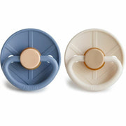 Frigg Latex Fopspenen Little Viking Ocean view & Powder blue - Set Van 2 - Fopspeentjes Frigg - In den Olifant