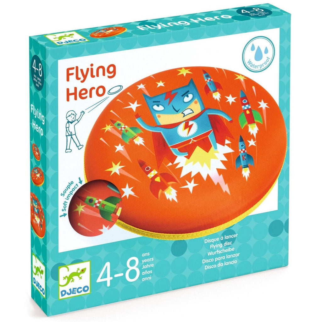 Frisbee Flying Hero - Actief buitenspeelgoed Djeco - In den Olifant