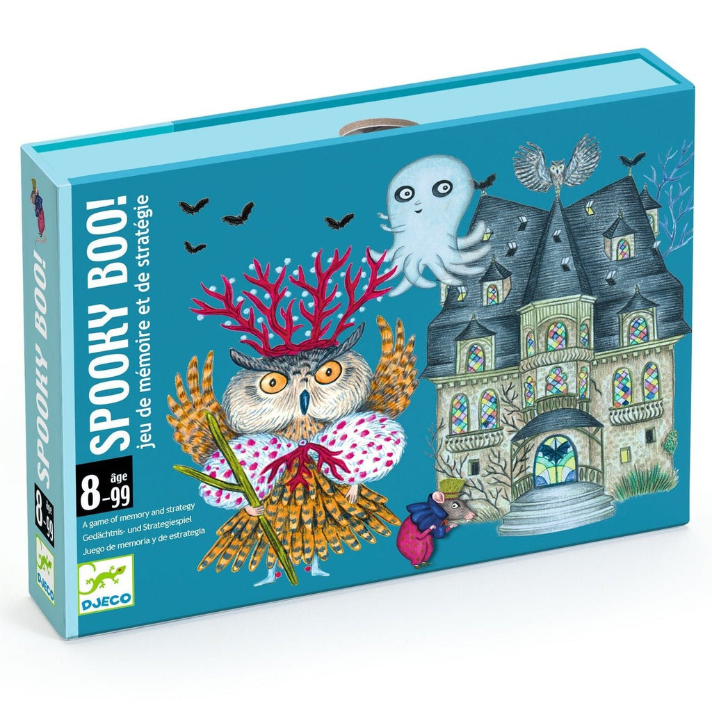 Geheugen - en strategiespel - Spooky Boo - Kaartspellen Djeco - In den Olifant