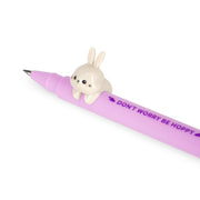 Gel Pen With Animal Decoration - Lovely Friends - Bunny - Schrijfwaren Legami - In den Olifant
