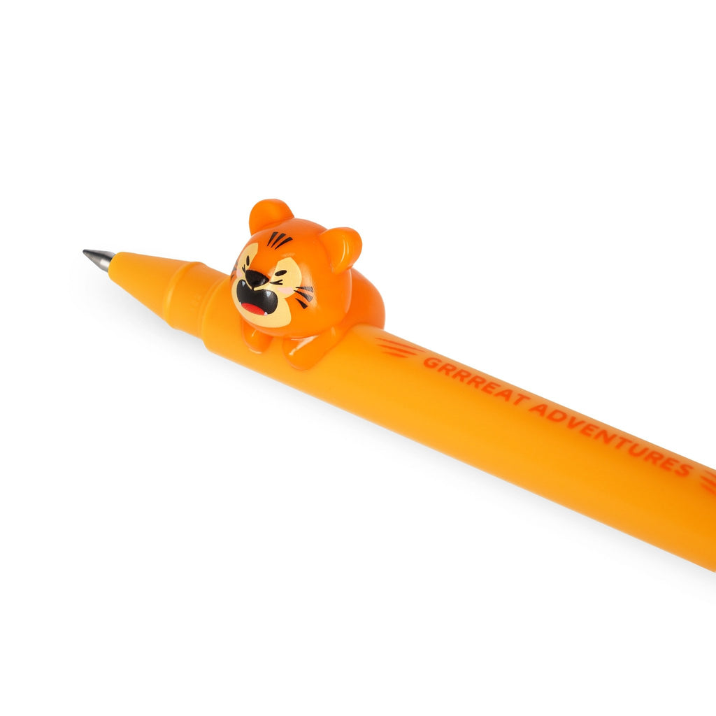 Gel Pen With Animal Decoration - Lovely Friends - Tiger - Schrijfwaren Legami - In den Olifant