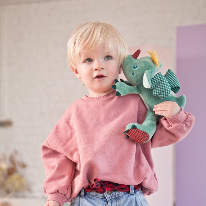 Geluidsdraak Joe Vliegt - Fantasieknuffels Lilliputiens - In den Olifant