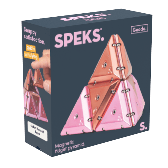 Geode Chrome Pyramid Stella - Breinpuzzels en tangram Speks - In den Olifant