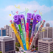 Geurende XL markeerstift Make It Extra Geel + Roze - 24,5 cm - Schrijfwaren Legami - In den Olifant