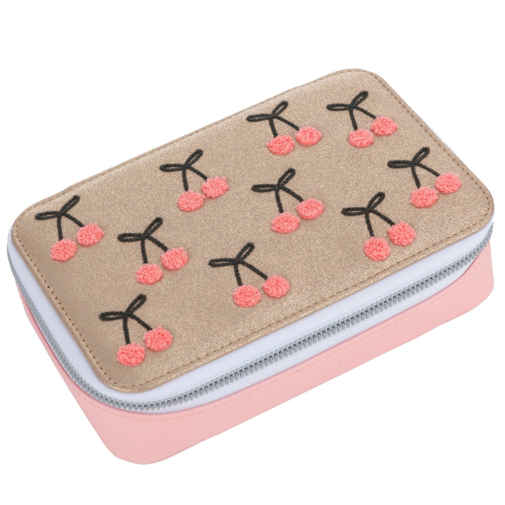 Gevulde Pennenzak - Pencil Box Filled Cherry Pompon - Pennenzakken Jeune Premier - In den Olifant