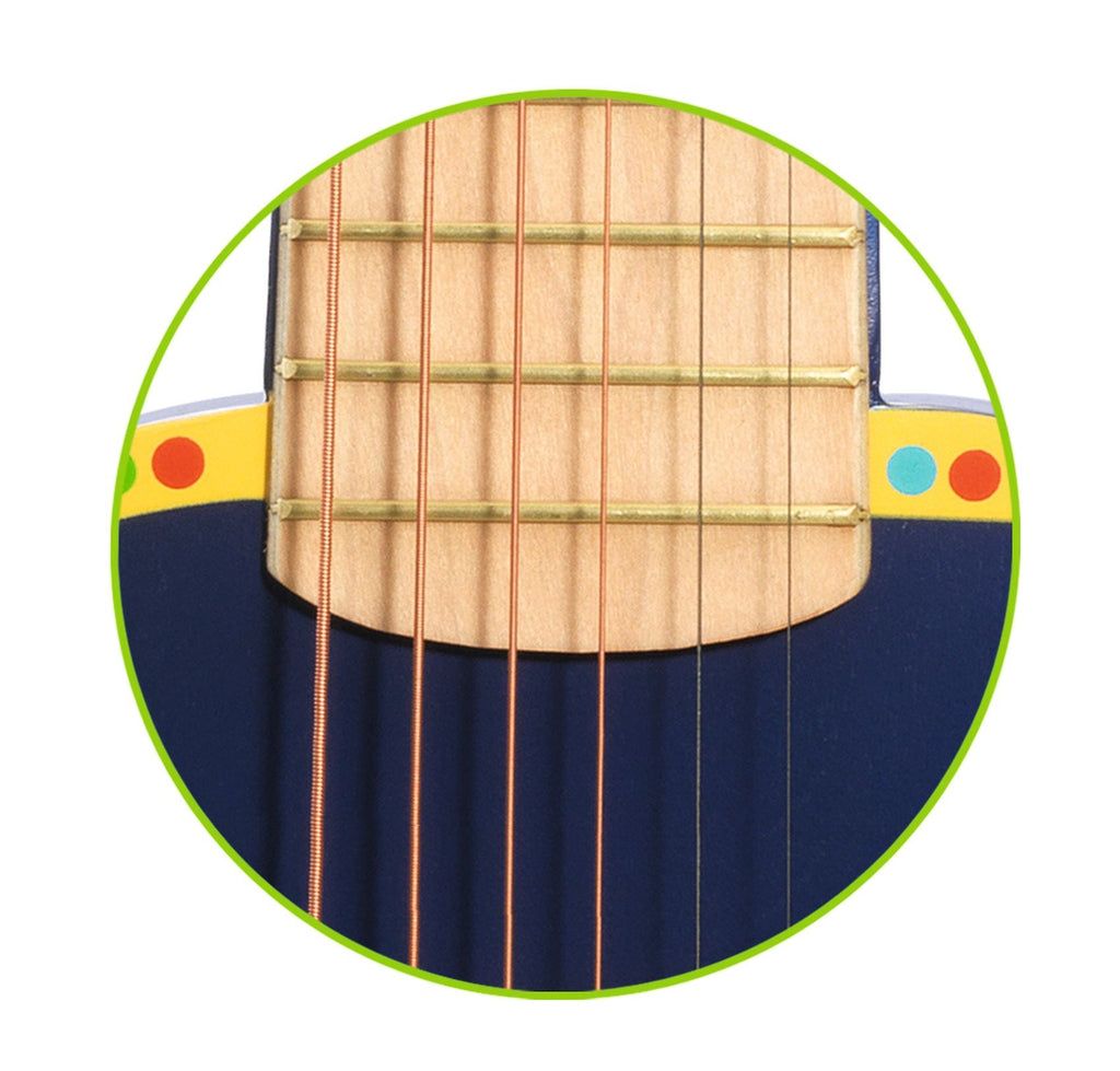 Gitaar met 6 metalen snaren Animambo - Muziekinstrumenten Djeco - In den Olifant