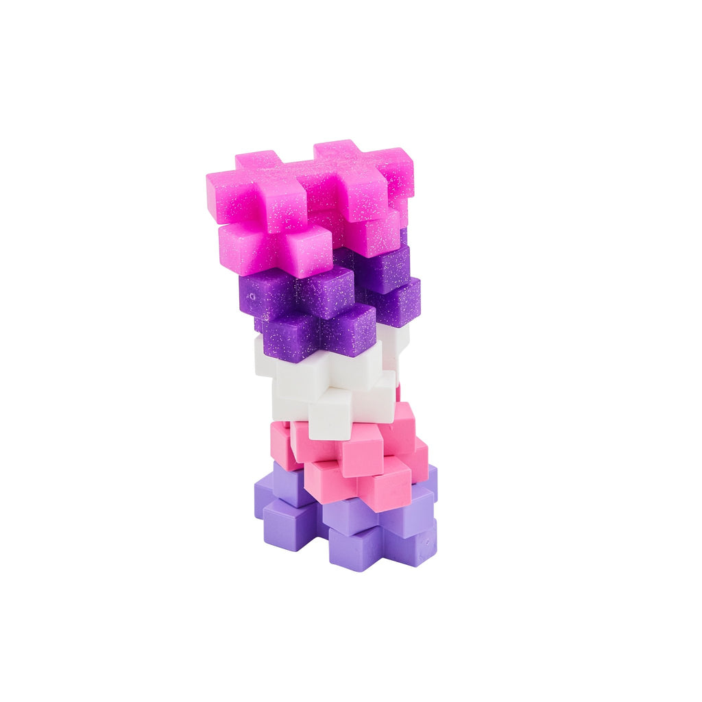 Glitter Tube Plus - Plus BIG - 15 bouwstenen - Bouwsets Plus Plus - In den Olifant