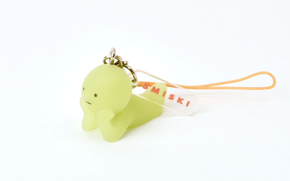 Glow in the dark hangertje Smiski strap serie 2 - Sleutelhangers Smiski - In den Olifant