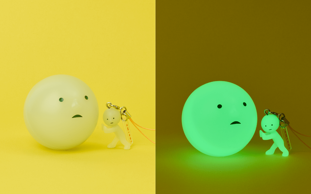 Glow in the dark hangertje Smiski strap serie 2 - Sleutelhangers Smiski - In den Olifant