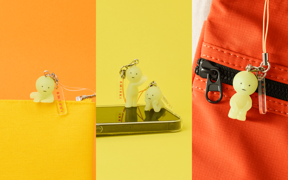 Glow in the dark hangertje Smiski strap serie 2 - Sleutelhangers Smiski - In den Olifant