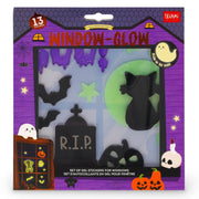 Glow-in-the-dark raamstickers Window-Glow - Boo! - Stickers en stickersets Legami - In den Olifant