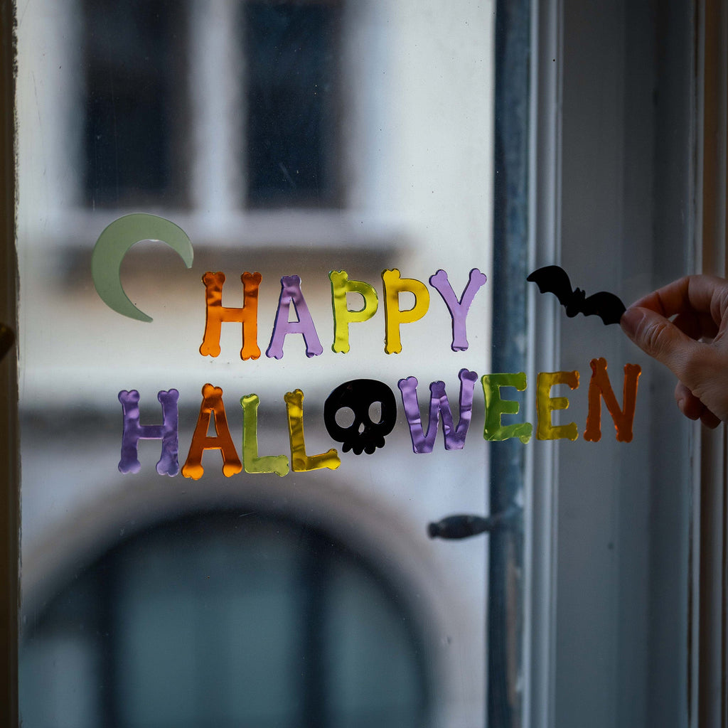 Glow-in-the-dark raamstickers Window-Glow - Happy Halloween - Stickers en stickersets Legami - In den Olifant