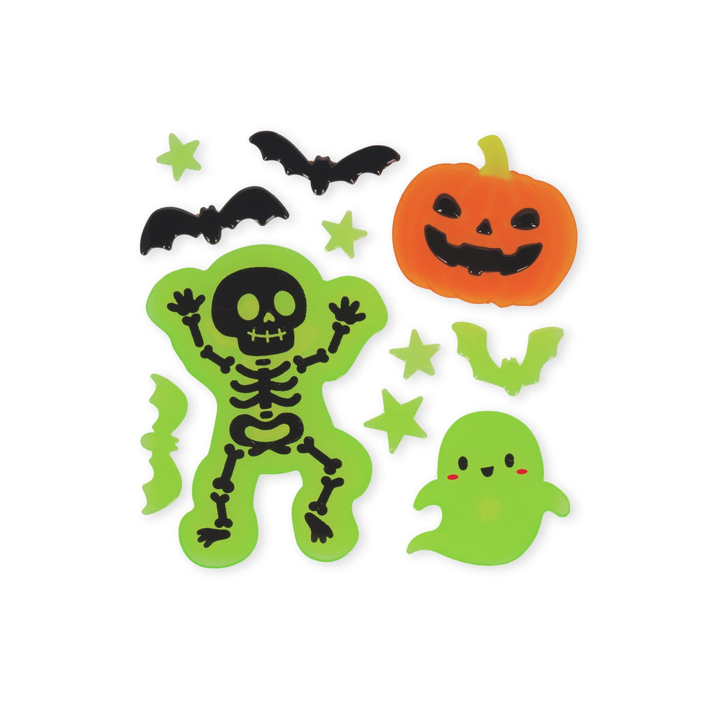 Glow-in-the-dark raamstickers Window-Glow - Skelet - Stickers en stickersets Legami - In den Olifant