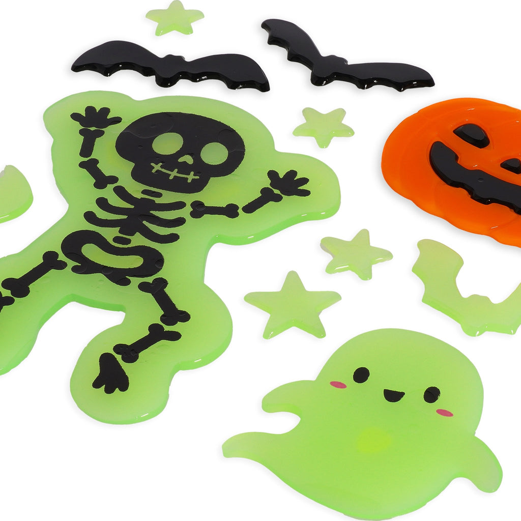 Glow-in-the-dark raamstickers Window-Glow - Skelet - Stickers en stickersets Legami - In den Olifant