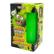 Glow in the dark slijm Jiggly Fluo Glow groen - 430 g - Sensorisch speelgoed Tuban - In den Olifant
