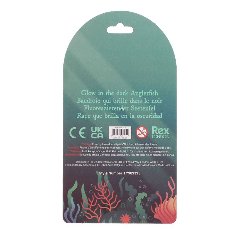 Jouet souple phosphorescent - Poisson-lanterne – In den Olifant