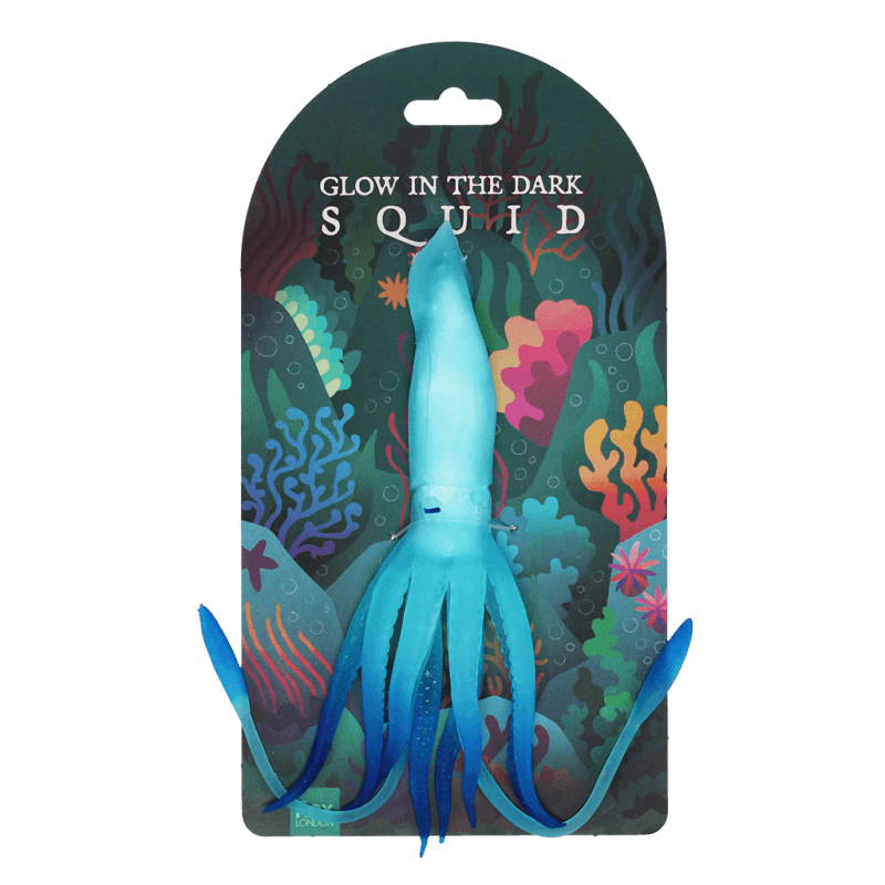 Glow in the dark Squishy Toy - Squid - Speelfiguren REX London - In den Olifant