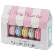 Gommen Macarons - set van 5 - Schrijfwaren REX London - In den Olifant