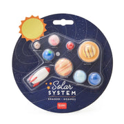 Gommen Solar System - set van 9 - Schrijfwaren Legami - In den Olifant