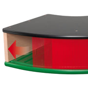 Grand Roundhouse treinloods met draaischuif - 2 onderdelen - Treinsporen en accessoires Brio - In den Olifant