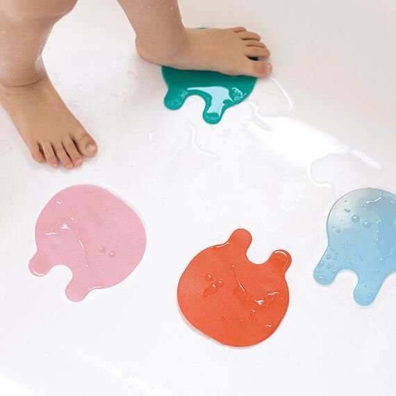 Grippi Anti - Slip Bath Buddies Jellyfish | Set Van 16 - Badspeelgoed Quut - In den Olifant