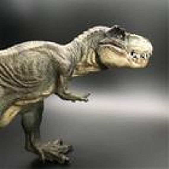 Groene Rennende T - Rex - Speelfiguren Papo - In den Olifant