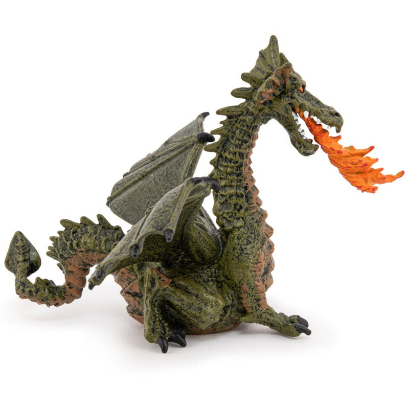 Groene Vuursluwende Draak - Speeldieren Papo - In den Olifant